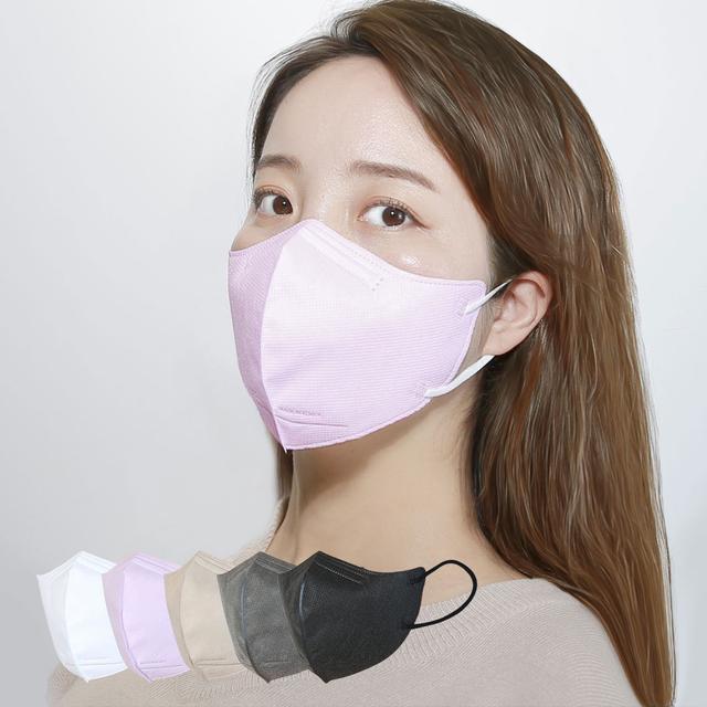 아에르 KF80 어드밴스드 라이트핏 귀편한 새부리형 얇은 여름용 컬러 마스크