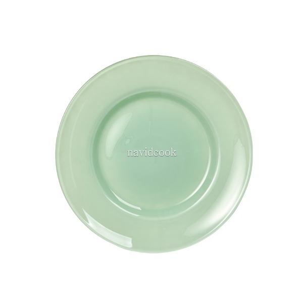 쿨리나-04 글라스 메인플레이트 (민트) 요리접시 유리
