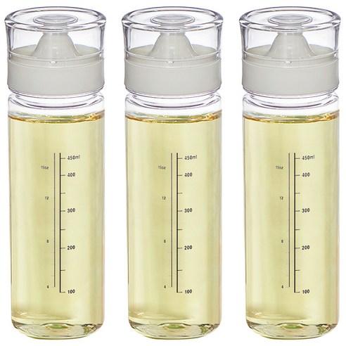 씨밀렉스 실리콘 오일 양념병 화이트, 500ml, 3개