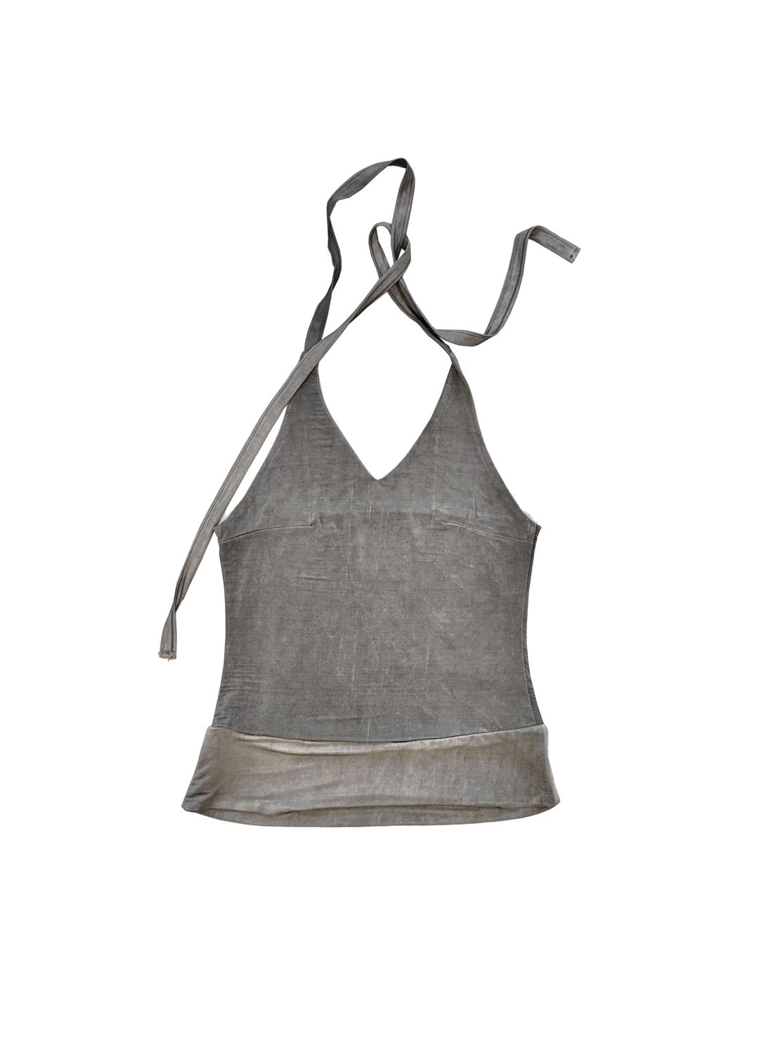 BLOCK HALTER T in slate