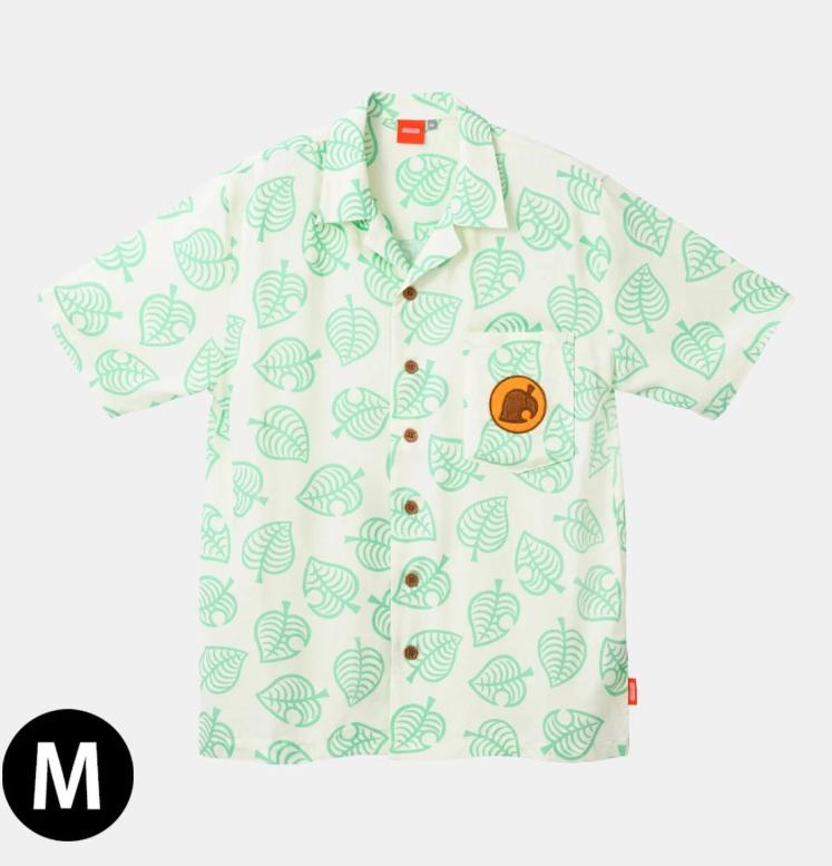 닌텐도 스토어 동물의 숲 타누키치 알로하 셔츠