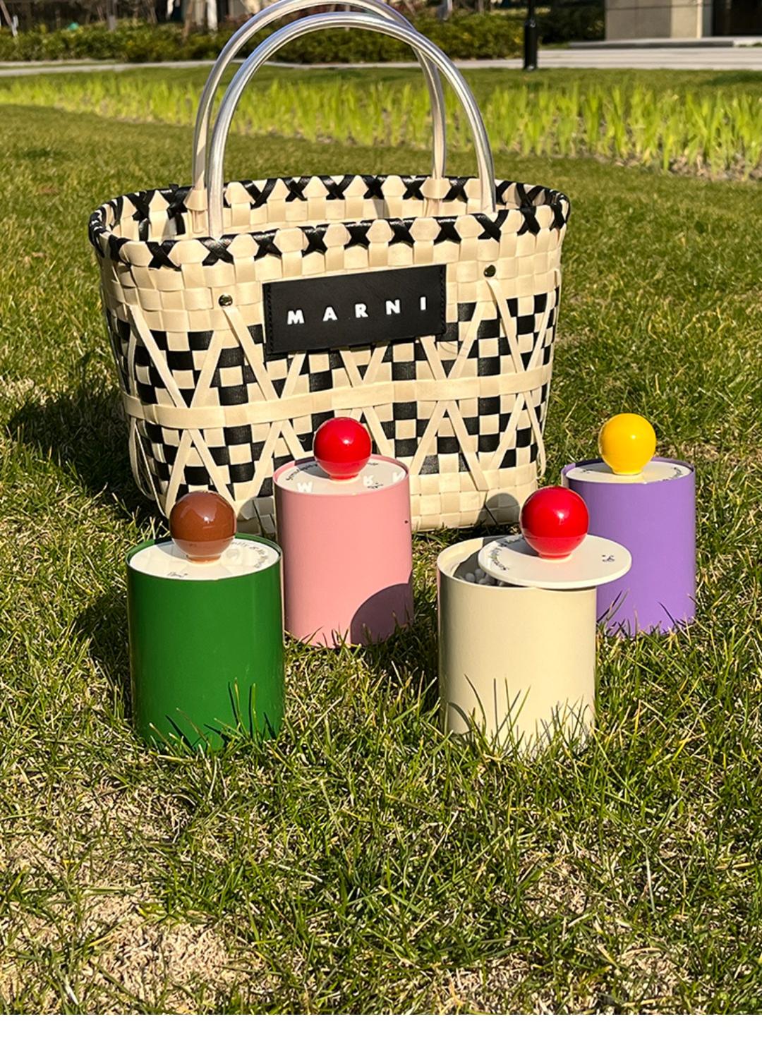 귀여운 컬러볼 면봉 이쑤시게 보관함