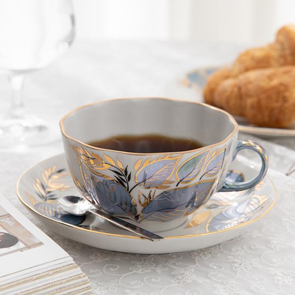 루나 튤립 티컵앤소서 250ml+선물박스