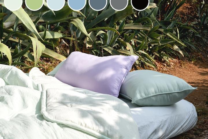 사용할수록 기분좋은 항균 워싱 치즈이불 사계절 차렵이불세트SS/Q