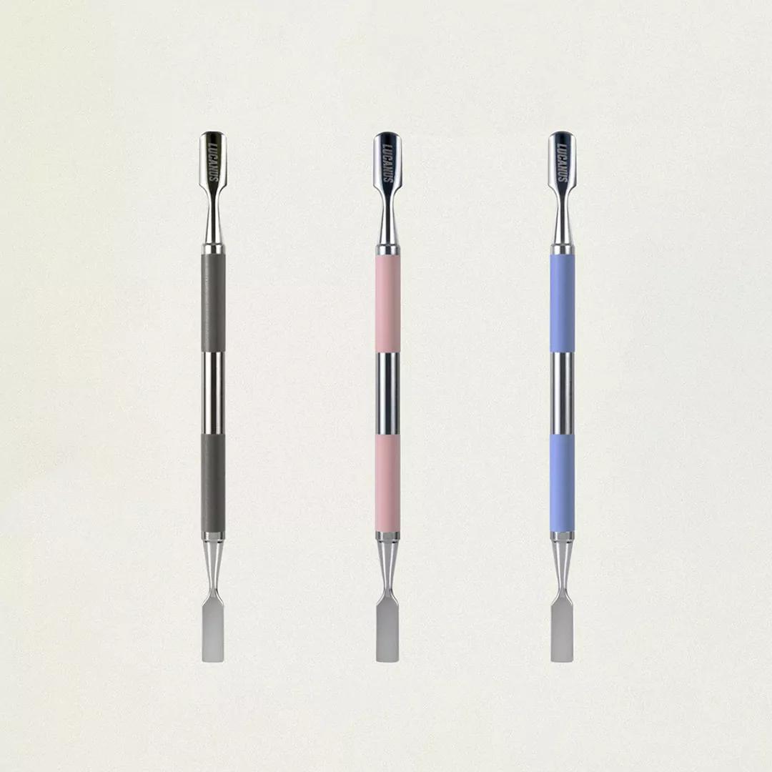 [루카너스] 리뉴얼 컬러 실리콘 큐티클 푸셔 3종 {13cm/1개입}