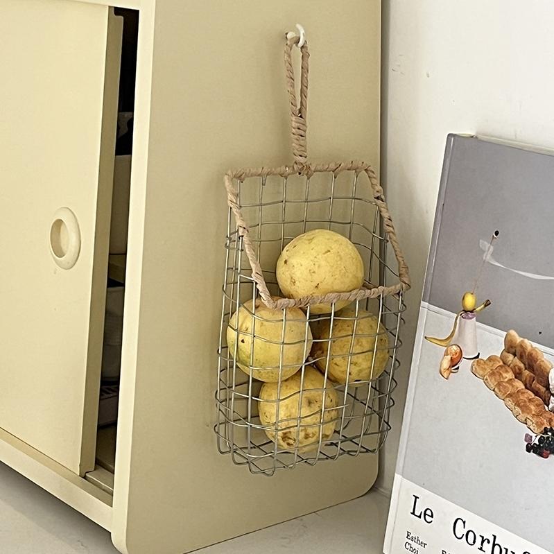 mini steel basket 미니 행잉 바스켓 인테리어 철제 수납함
