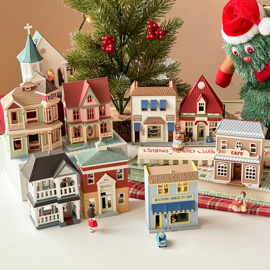 빈티지 소품 크리스마스 홀마크 하우스, 상점 오너먼트