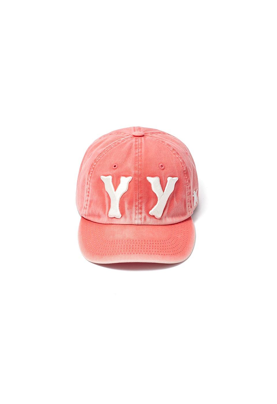 YY HEART BONE BALL CAP, PINK