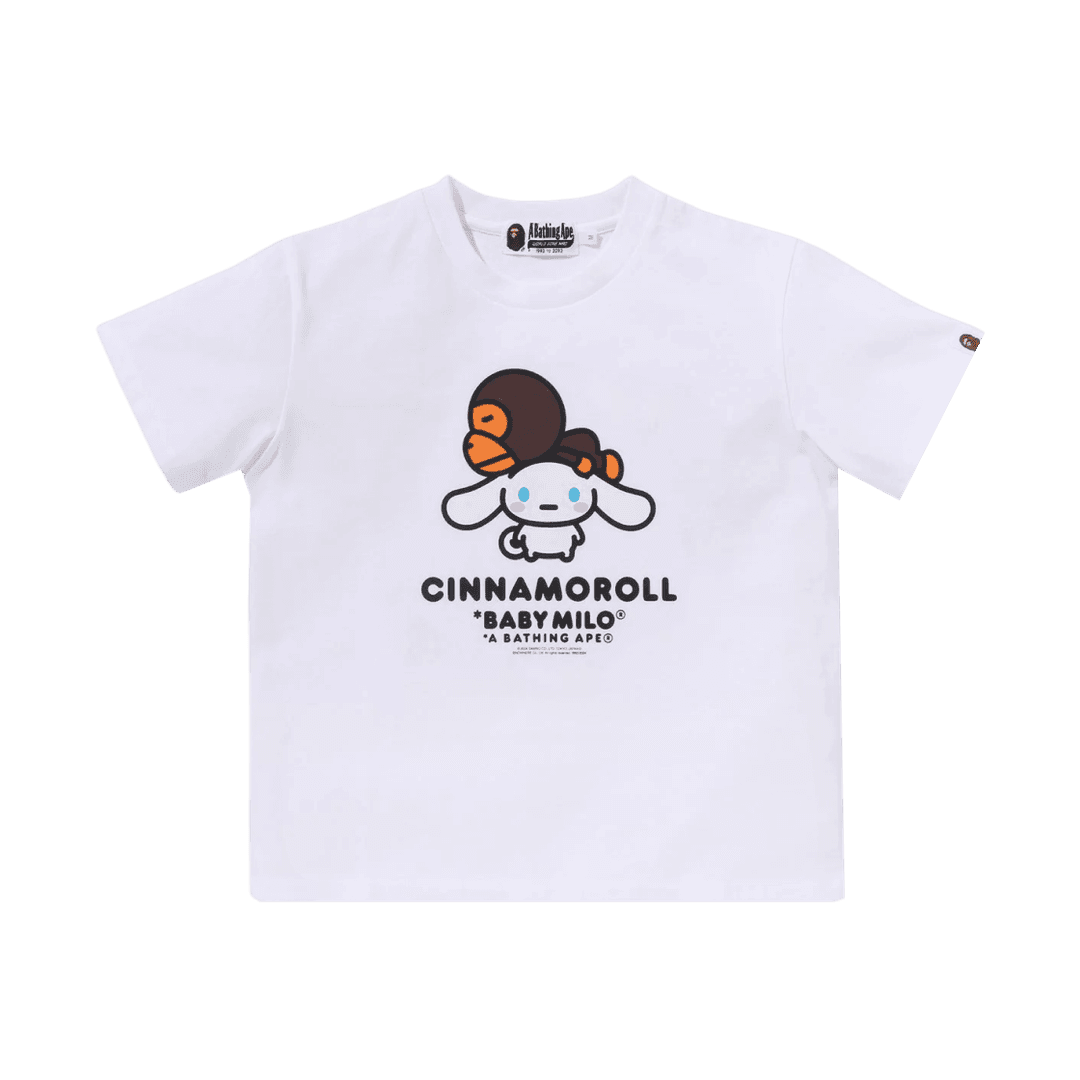 (W) BAPE Baby Milo x Cinnamoroll Mini T-Shirt White