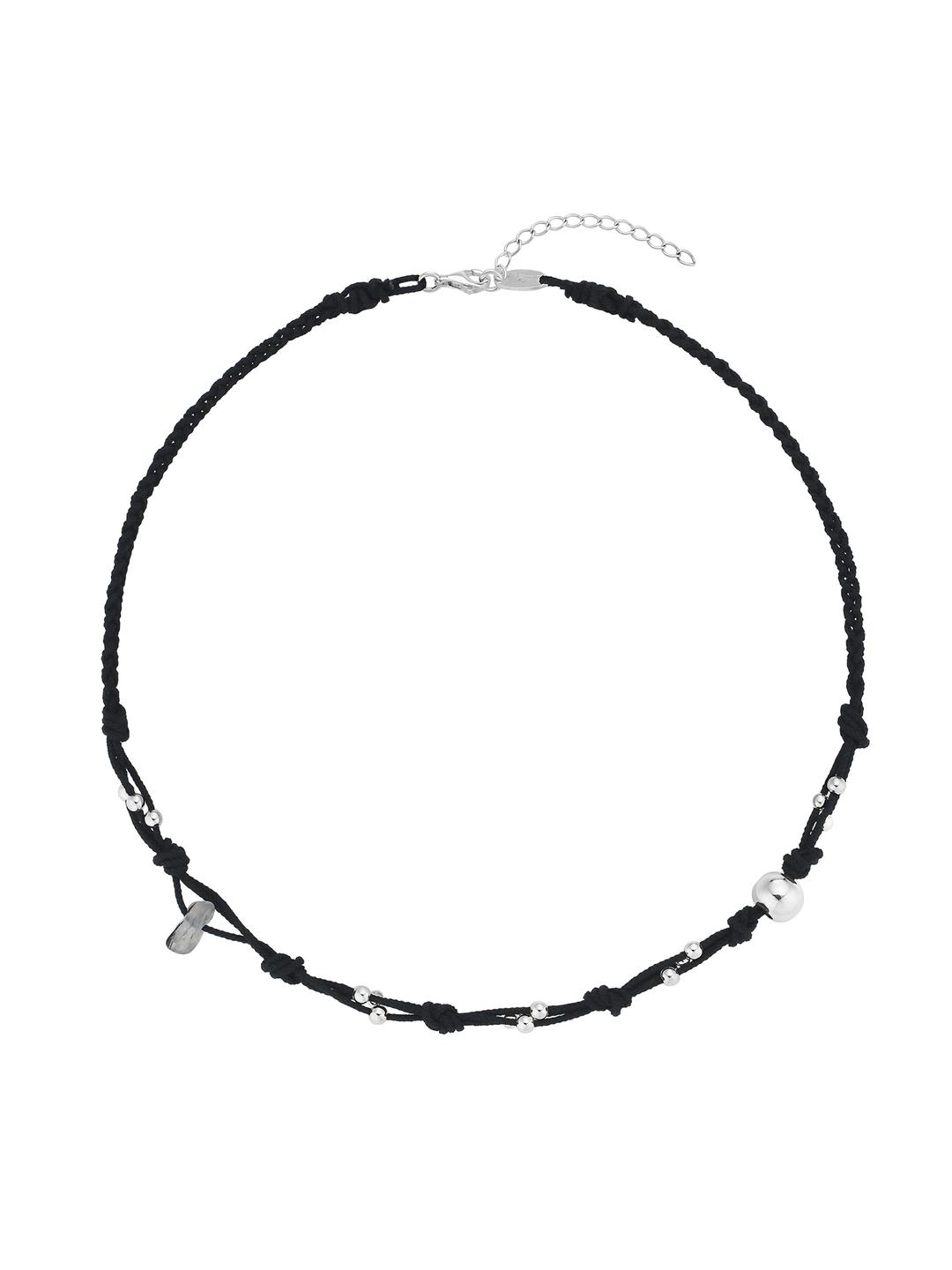 KNOT NECKLACE - BLACK