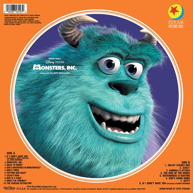 몬스터 주식회사 Randy Newman - Music From Monsters, Inc. (Picture Disc Vinyl, LP) 디즈니