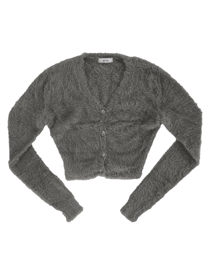 as”on Macaron cardigan (Gray)