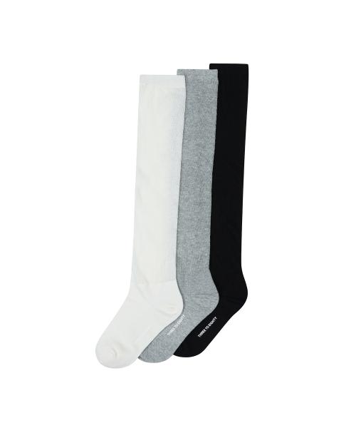 SOFT LONG SOCKS (3COLORS)