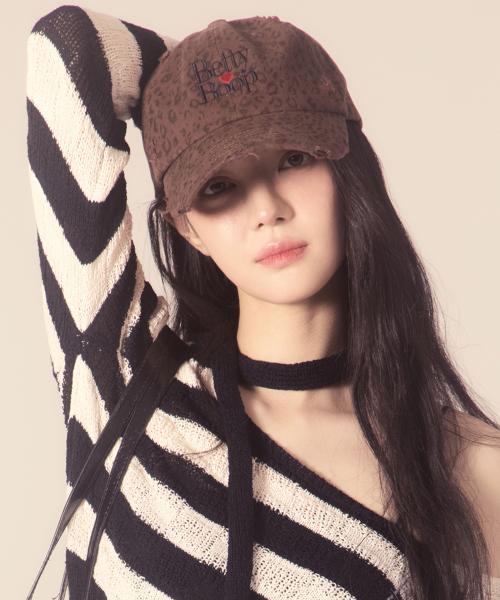 베티붑 레오파드 볼캡_브라운