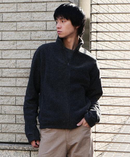 UNIFORM FLEECE ZIP-UP JERSEY (CHARCOAL)