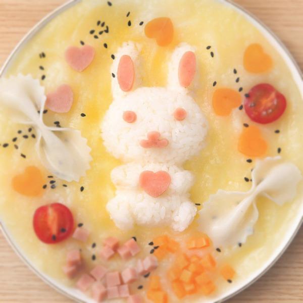 토끼 카레라이스 볶음밥 밥틀 밥모양틀 카레밥틀 데코세트