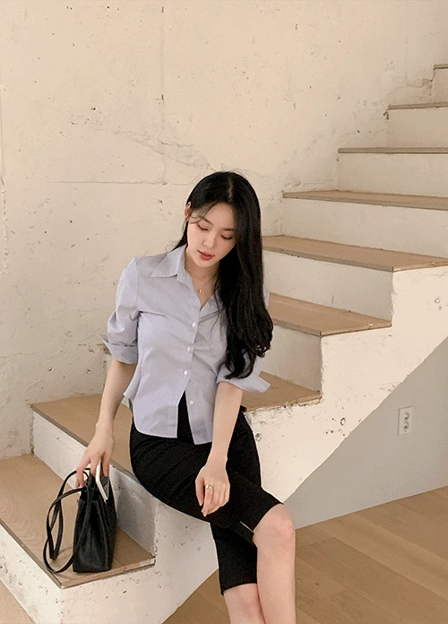 [출근룩/하객룩] 베러 스트라이프 슬림 셔츠