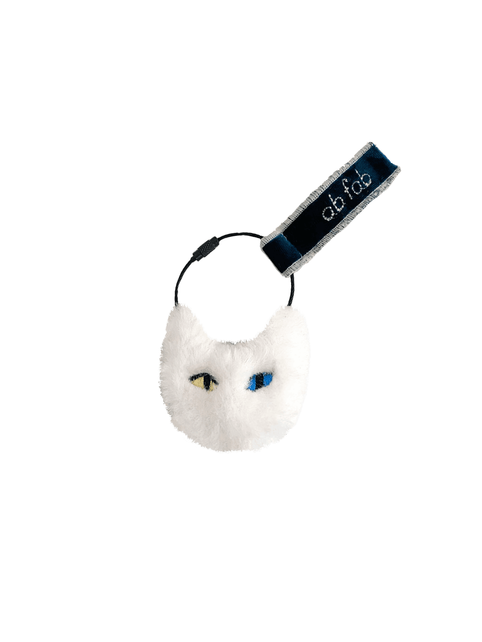 White cat ( Key ring )