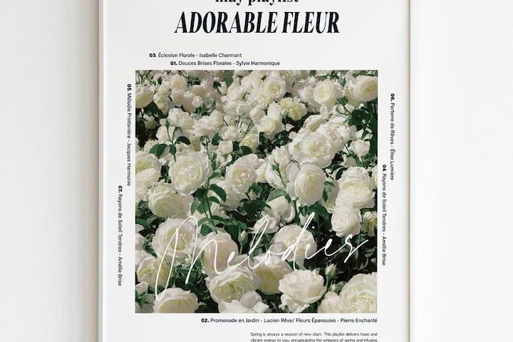 아도라블 봄 꽃 인테리어 포스터 액자 벽장식 벽꾸미기