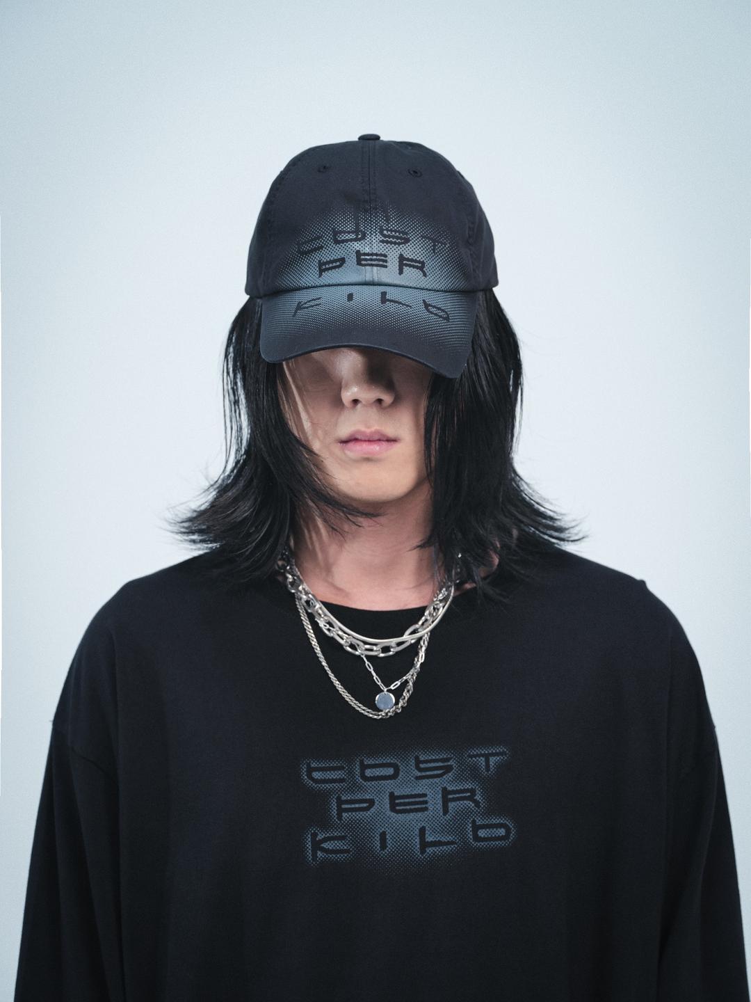 TYPO GRAPHIC BALLCAP BLACK