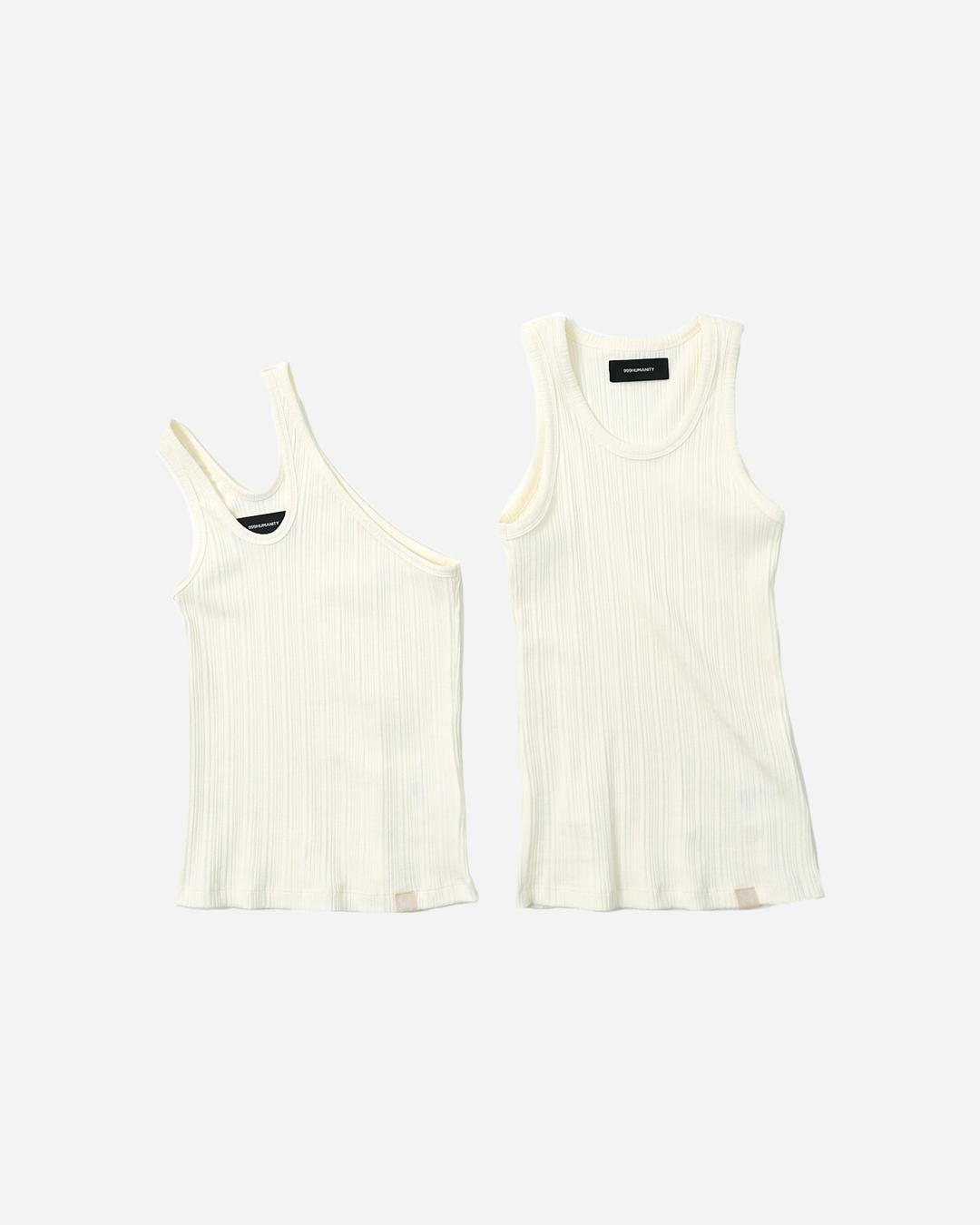 DOUBLE LAYER SLEEVELESS (IVORY)