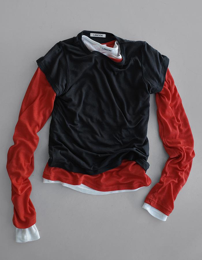 라룸 [라룸] [by LAROOM] 포지울티셔츠