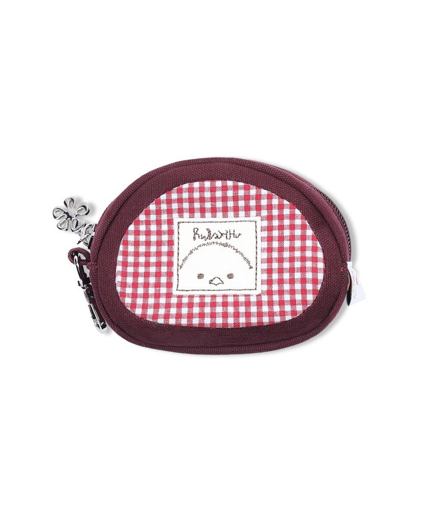 WXAC015 코론체크 미니 파우치 (MAROON)