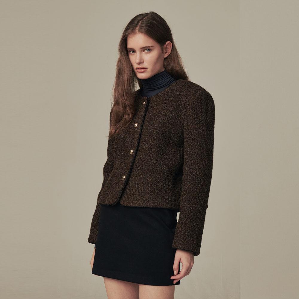 Kerry tweed jacket_Brown