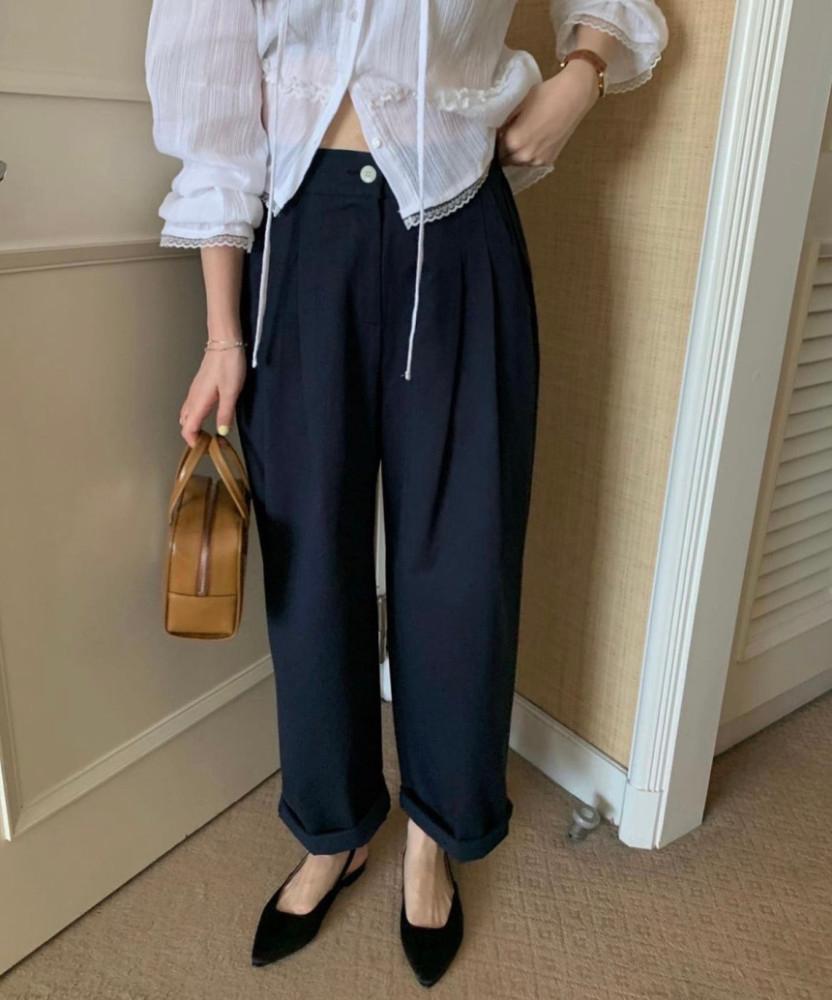 pyt 프영띵 롤업이지밴딩팬츠  FREE