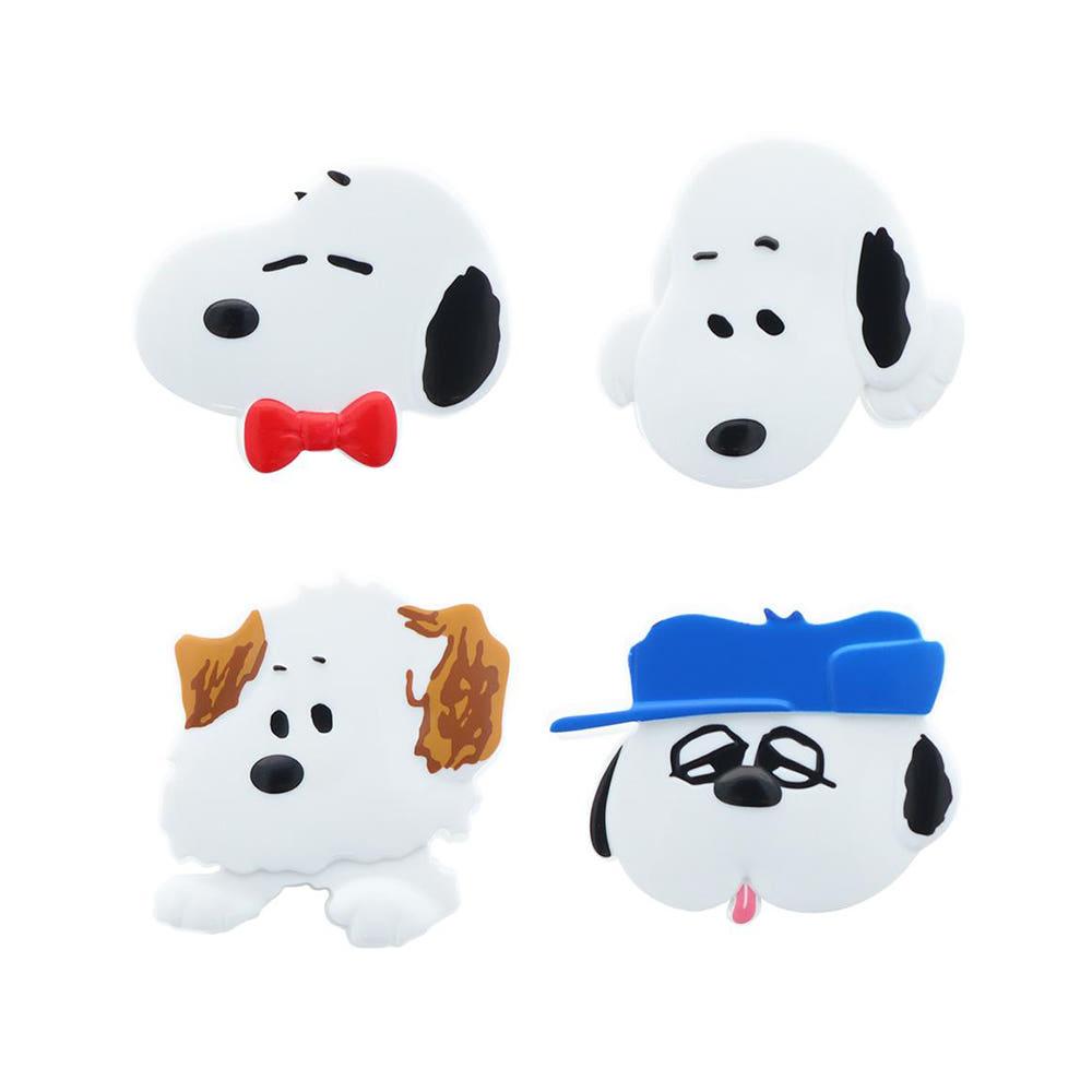 스누피 캐릭터 미니 클립 집게 4종