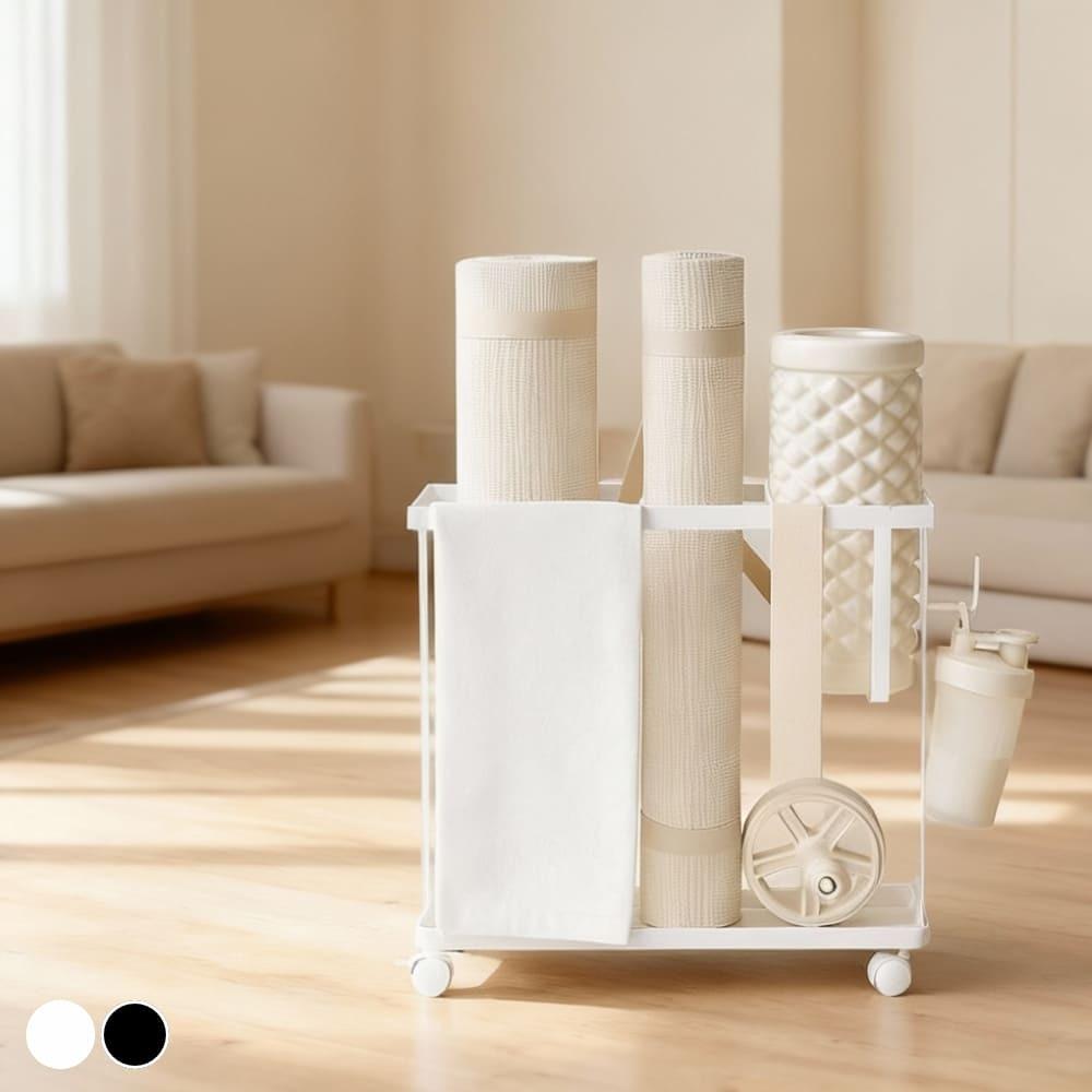 스틸 운동용품 정리트롤리