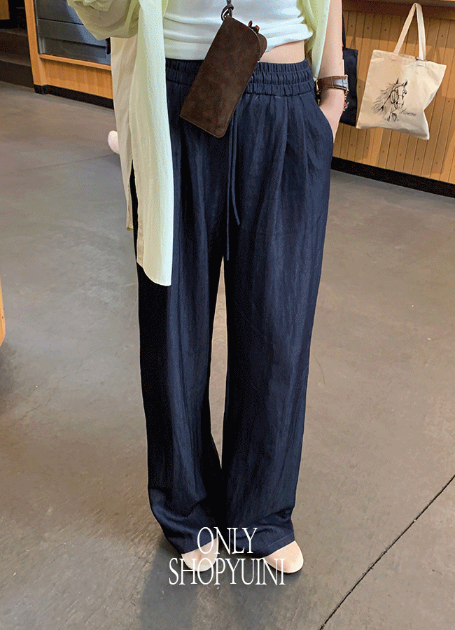 유이니 [컬러별소장/만족도1위🏅] Light banding pants (3color)_기장2단