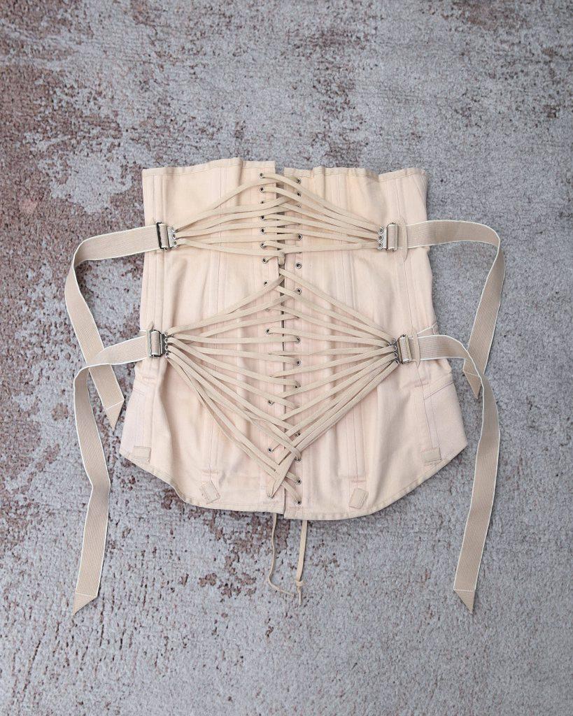 PINK/LILAC BONDAGE CORSET - Anemonia