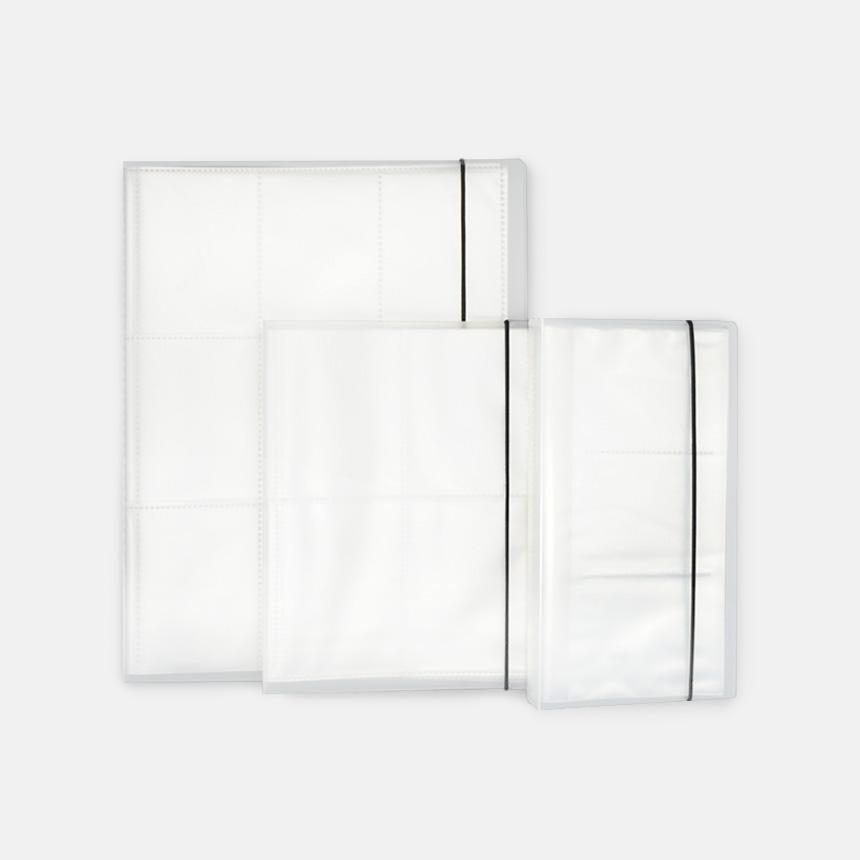 반투명 PP 바인더 스티커 티켓북 사진 미니 엽서 포켓 포토 카드 인생네컷 밴드 앨범