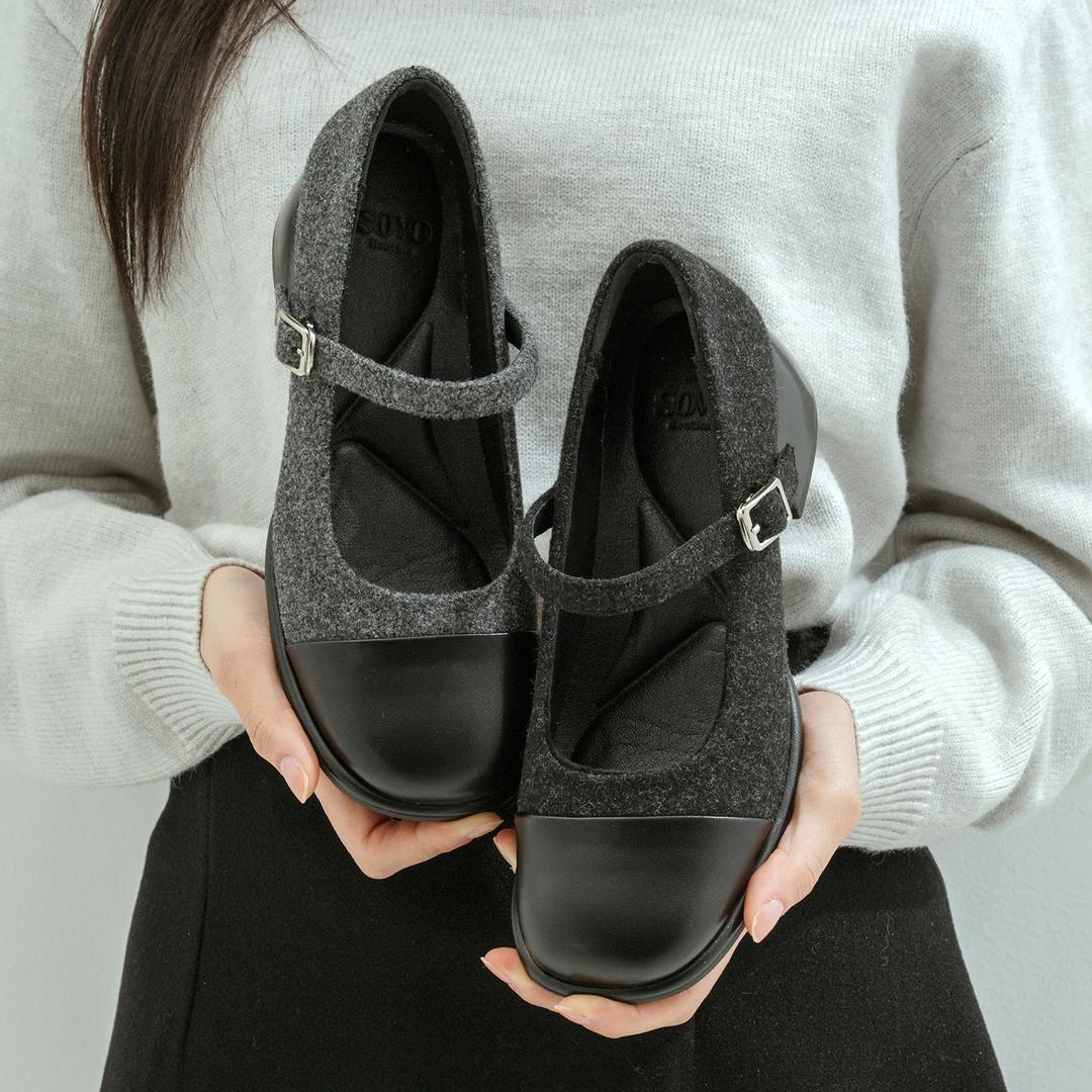 [WOOL VER.] 마레타 메리제인 펌프스 5cm