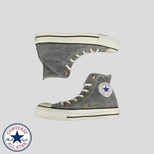 컨버스 JP 그레이 척테일러 올스타 흑청 하이 찡 스터드 스니커즈 운동화 SIZE 235