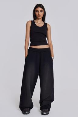 Washed Black Monster Joggers - XS / Black