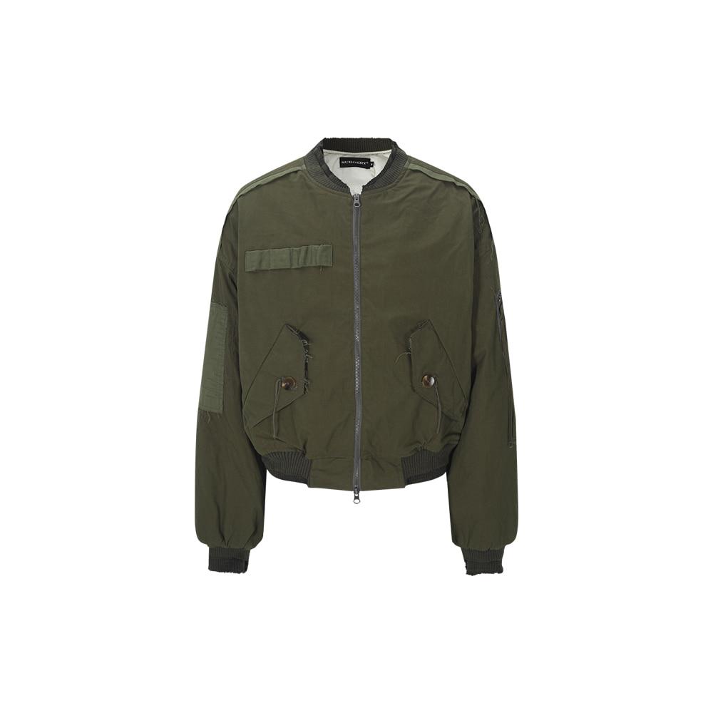 [SURGERY : 써저리] surgery scarline grab-back ma-1 'khaki'