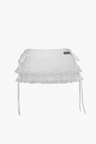 LACE LAYERED SKIRT WHITE [05.29 OPEN]