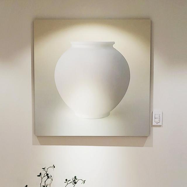 다복상징 돈들어오는 달항아리그림