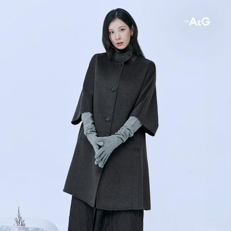 [앱1만원↓]24FW 울혼방 핸드메이드 케이프 코트