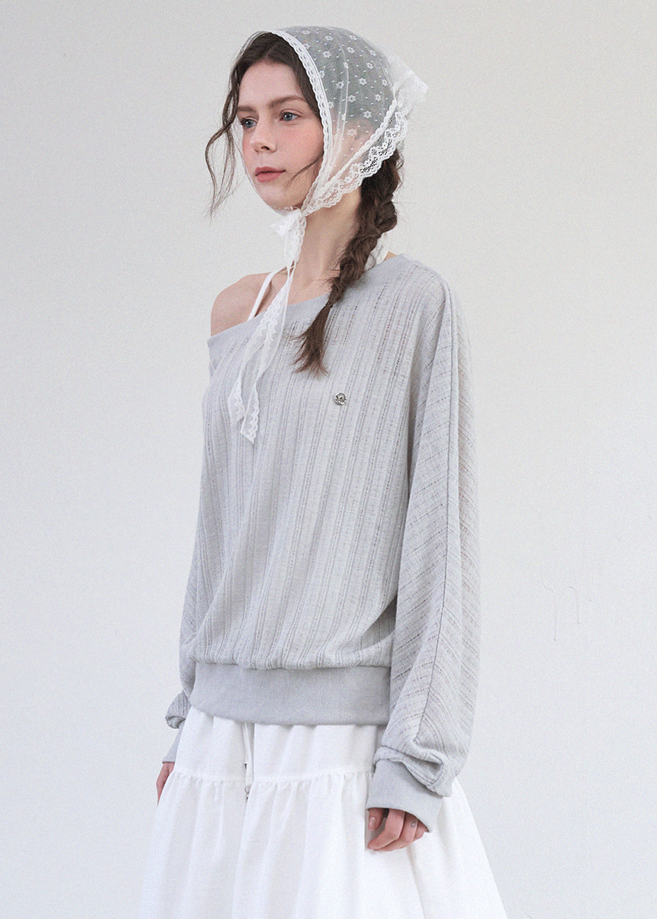 미케네 [44-120]  Dorothy Off Shoulder Knit-Sleevless Setup  도로시 오프숄더 니트-슬리브리스 셋업 (봄-여름-데일리룩-꾸안꾸-출근룩-데이트룩-캠퍼스룩-마실룩-셋업-홀터넥-오프숄더-루즈핏-자체제작)