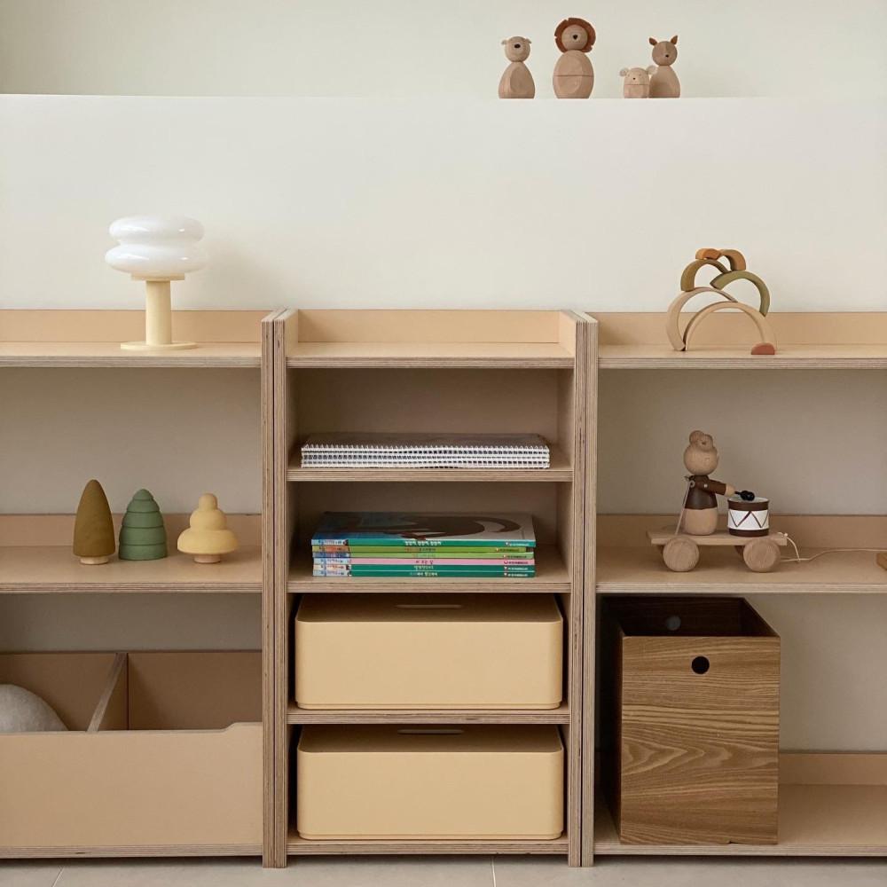 JD홈드레싱 4칸 수납장 오페라 수납함 정리함 2단 멀티장