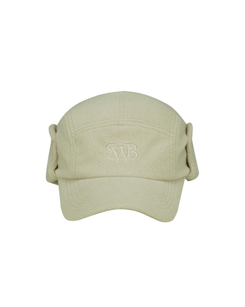 22FW LOGO EARFLAP CAMP CAP BEIGE