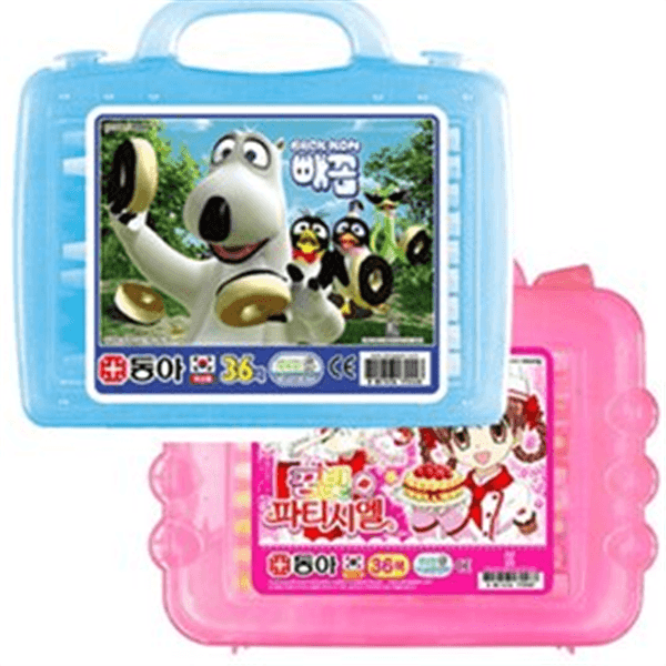 동아 크레파스 12색 18색 24색캐릭터랜덤발송