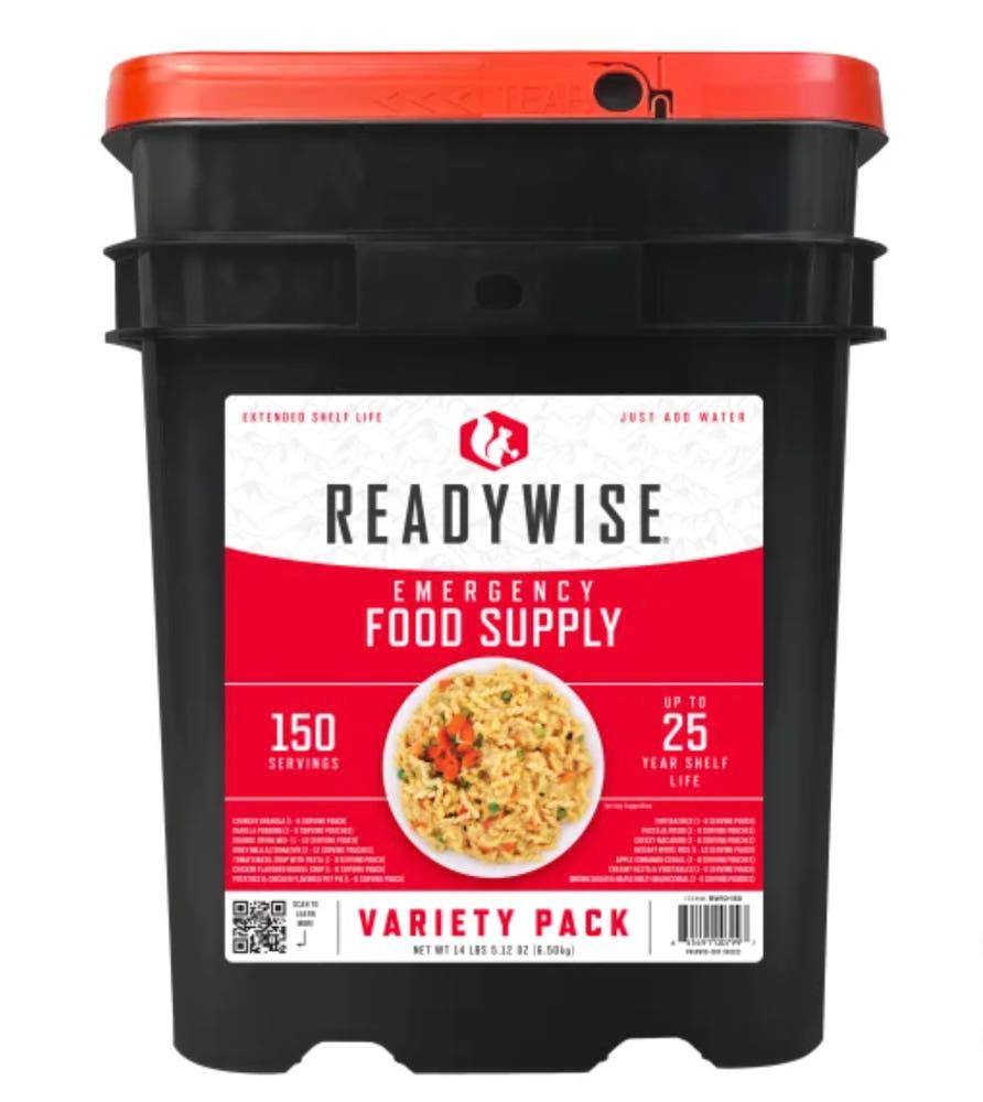 레디와이즈 25년 유통기한 비상식량 150인분 ReadyWise