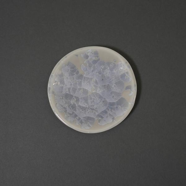 구름빛 눈꽃 작은 접시. 종지