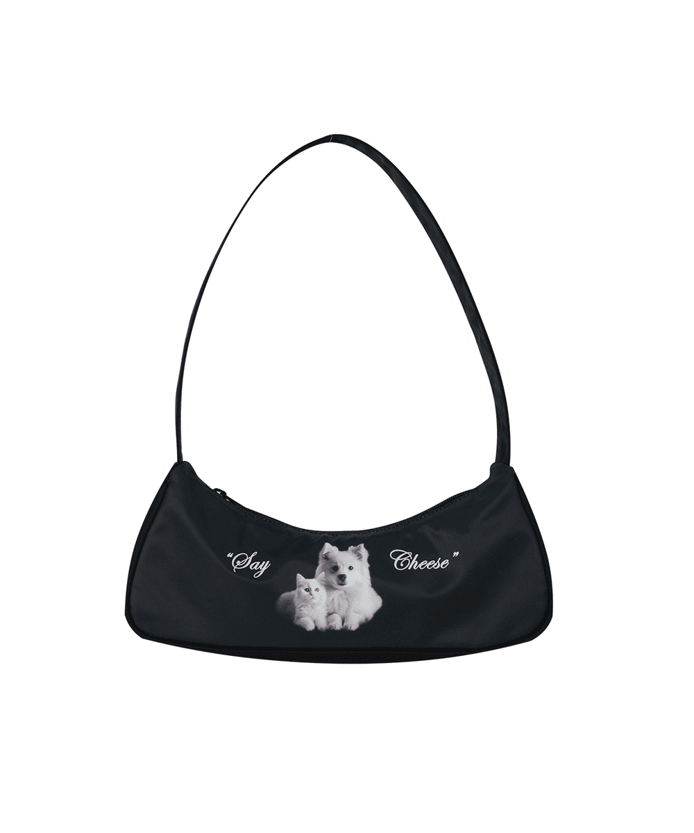 [IBC23WB19BK] CAT&DOG FRIENDS BAG