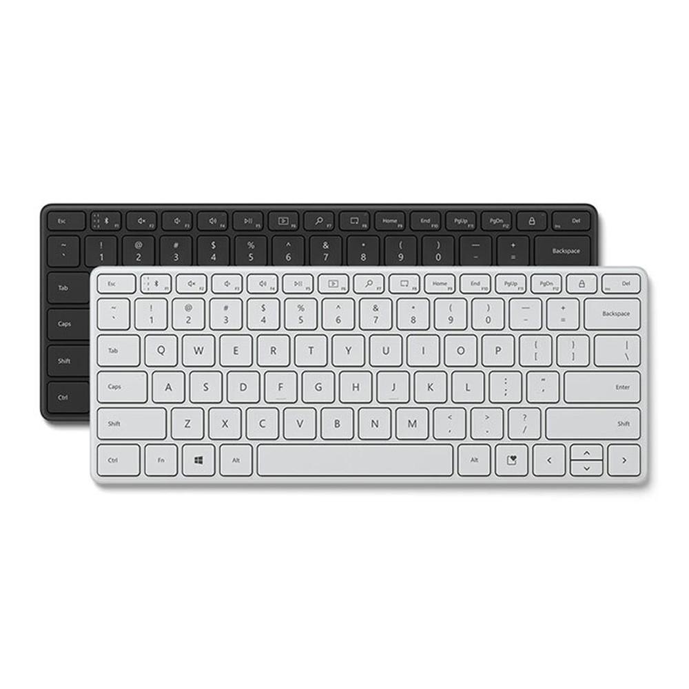 마이크로소프트 MS 정품 디자이너 컴팩트 무선 블루투스 키보드 블랙 화이트