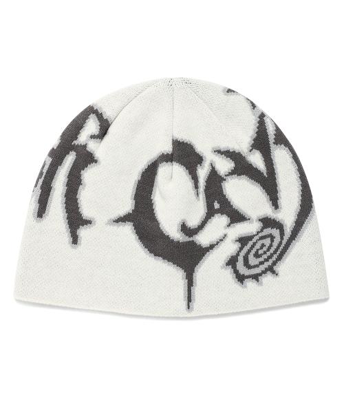 PSYCHE JACQUARD BEANIE IVORY(CV2FSUAB20A)